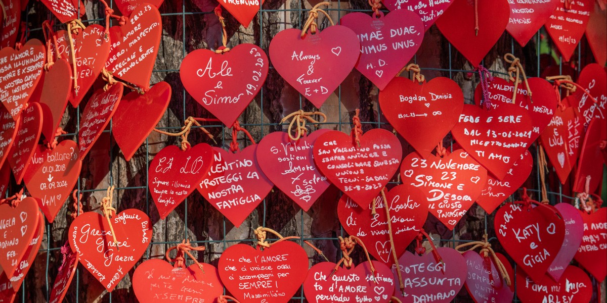 Dove andare a San Valentino in Italia