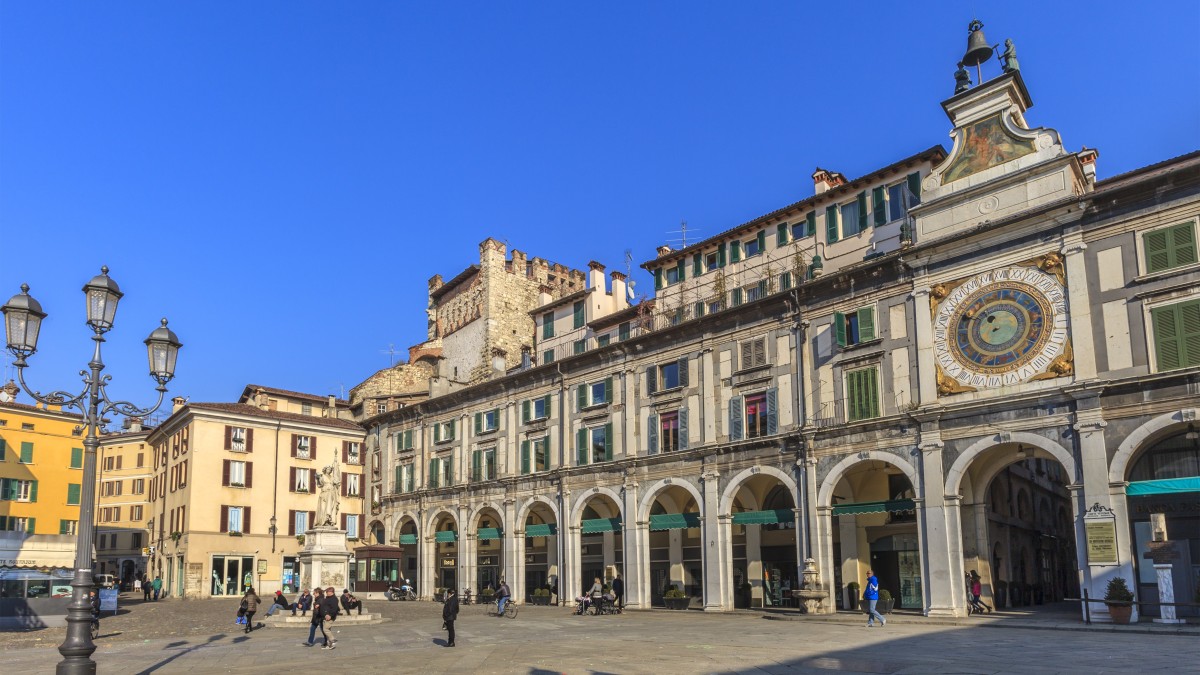 itinerario a piedi brescia