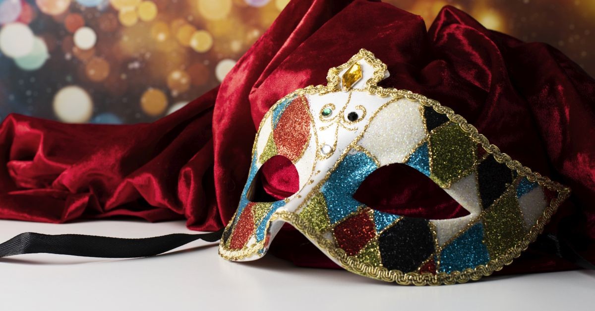 una maschera di carnevale