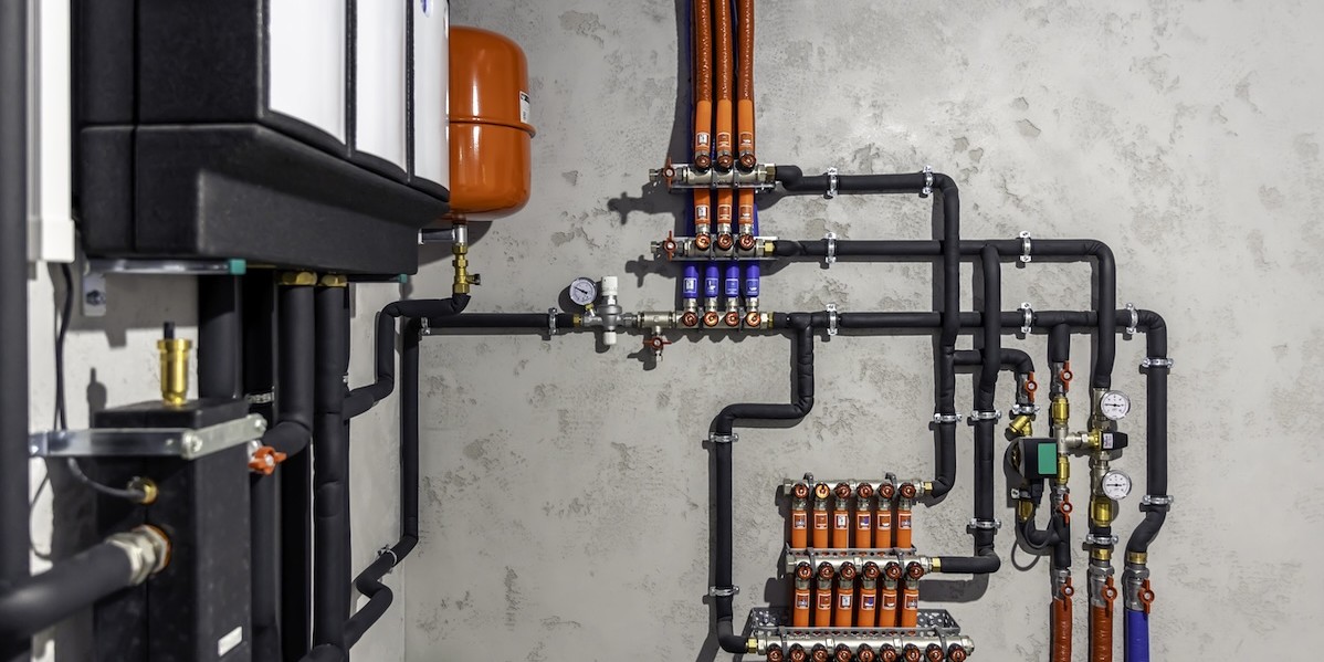 Moderno sistema di riscaldamento 