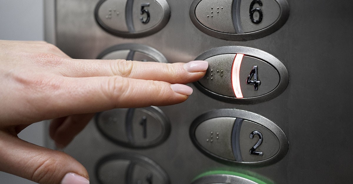 Pulsantiera dell'ascensore esterno