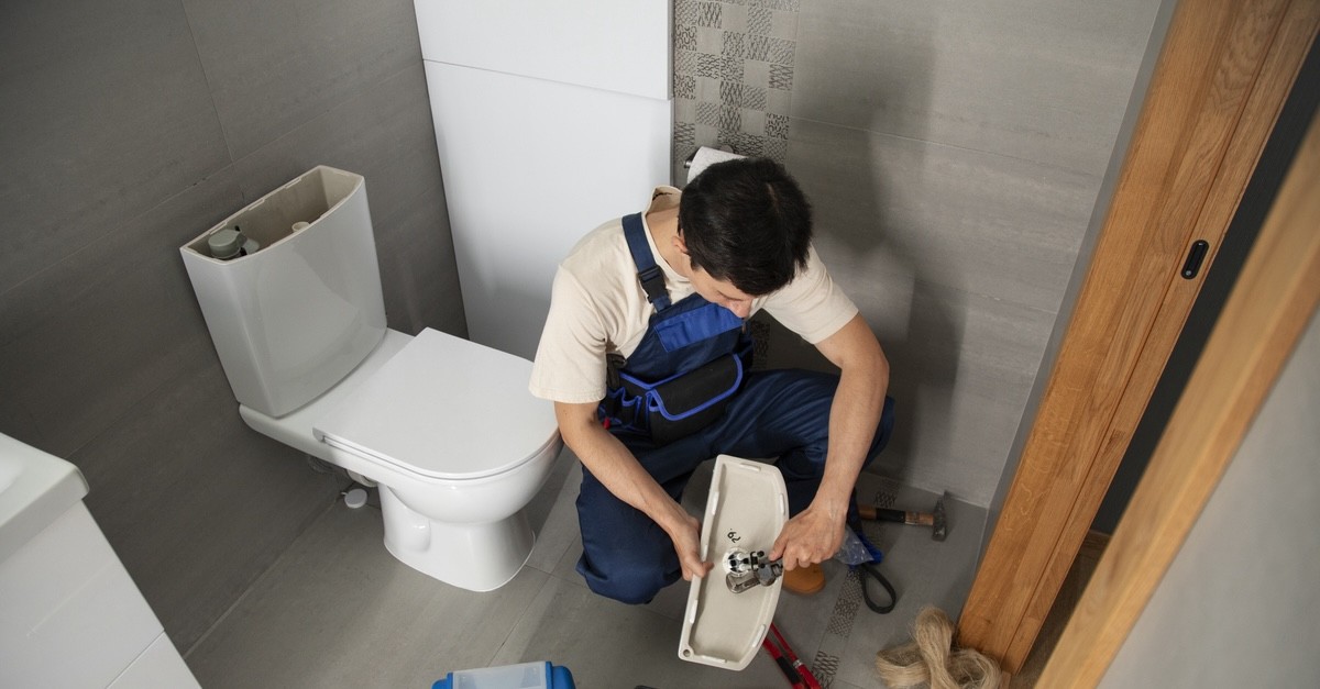 smontaggio cassetta water