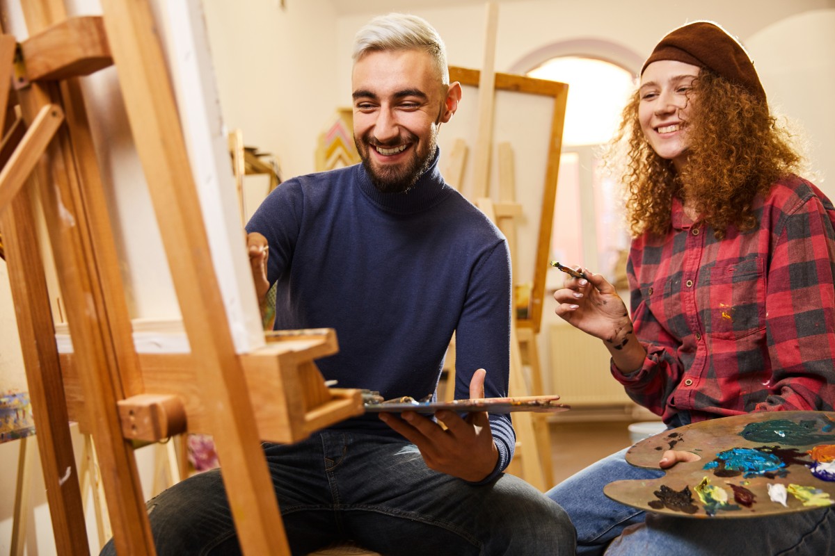 Pinturas em casal