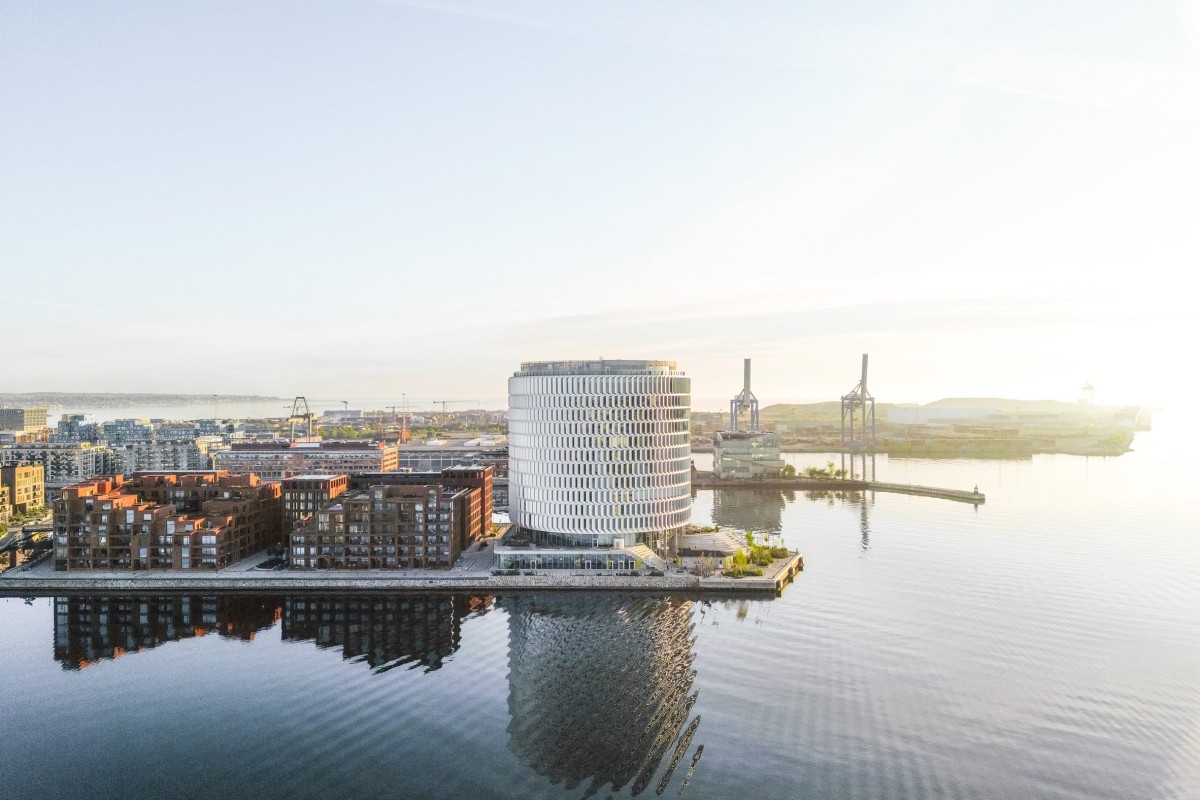 Il grattacielo Tip of Nordø si trova a Nordhavn