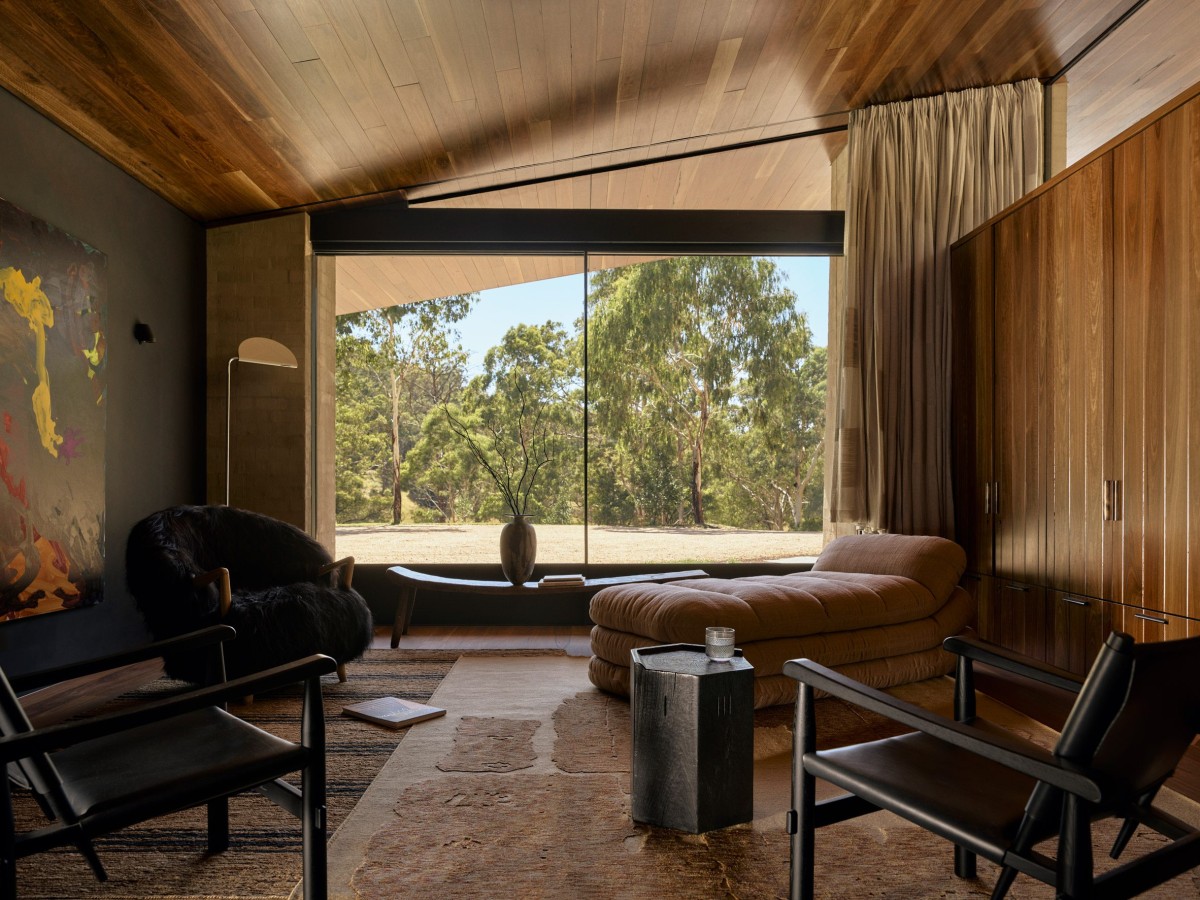 I due padiglioni situati a sud ospitano le camere da letto