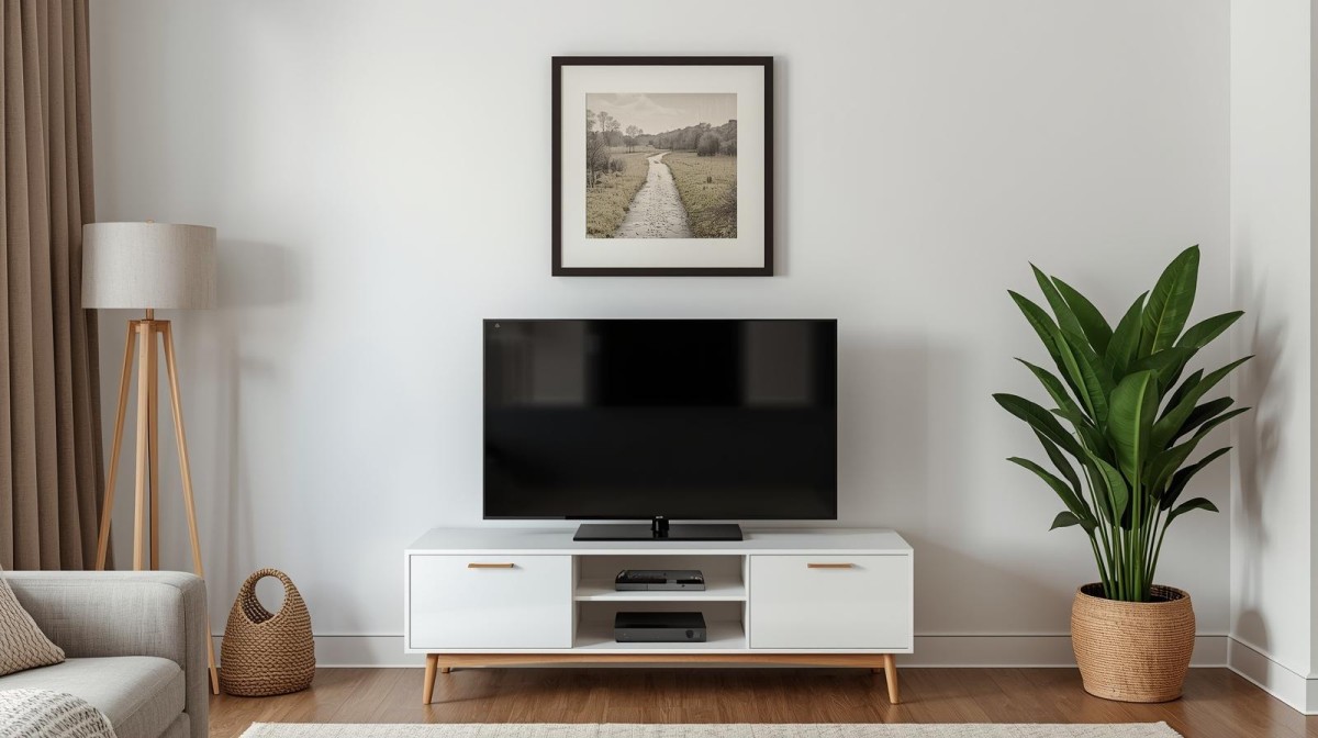Il quadro deve essere sempre centrato rispetto alla televisione