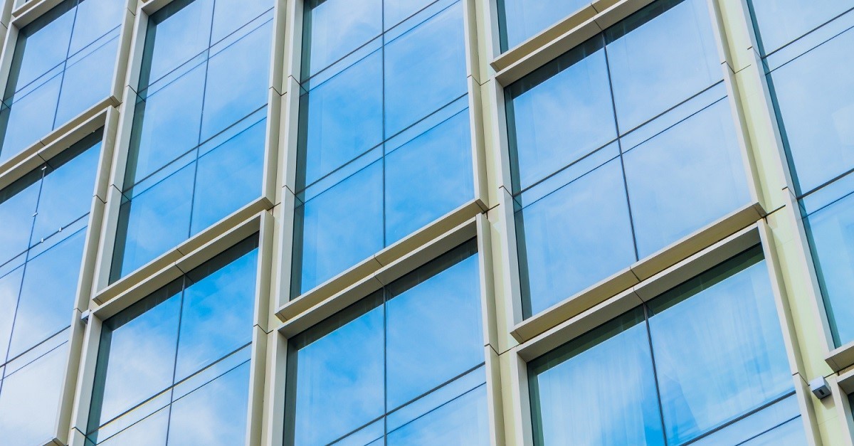 Facciata esterna di un edificio moderno