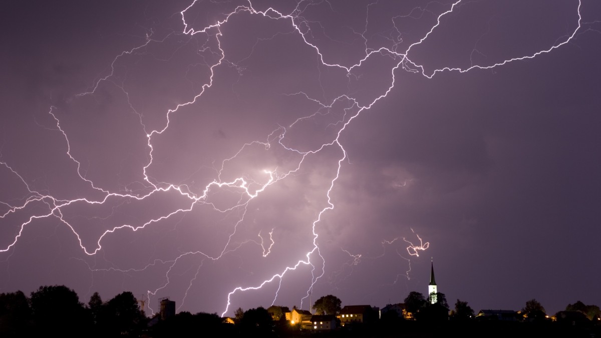 cosa non fare quando c'è il temporale