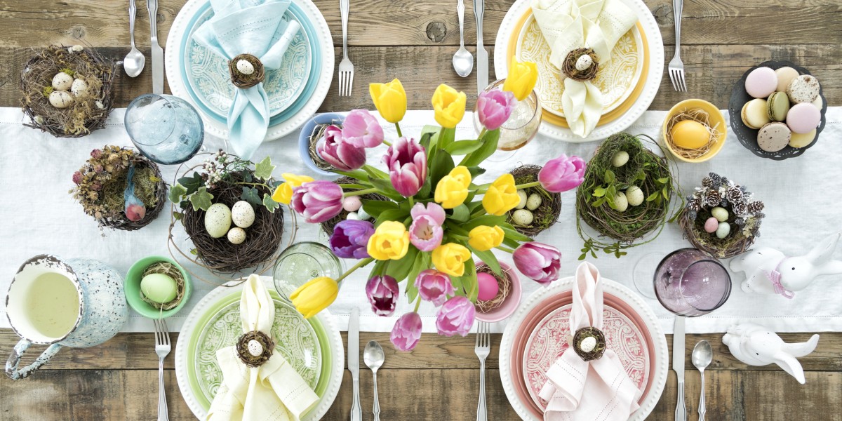 come apparecchiare la tavola a Pasqua