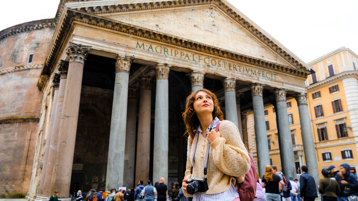 itinerario a piedi roma