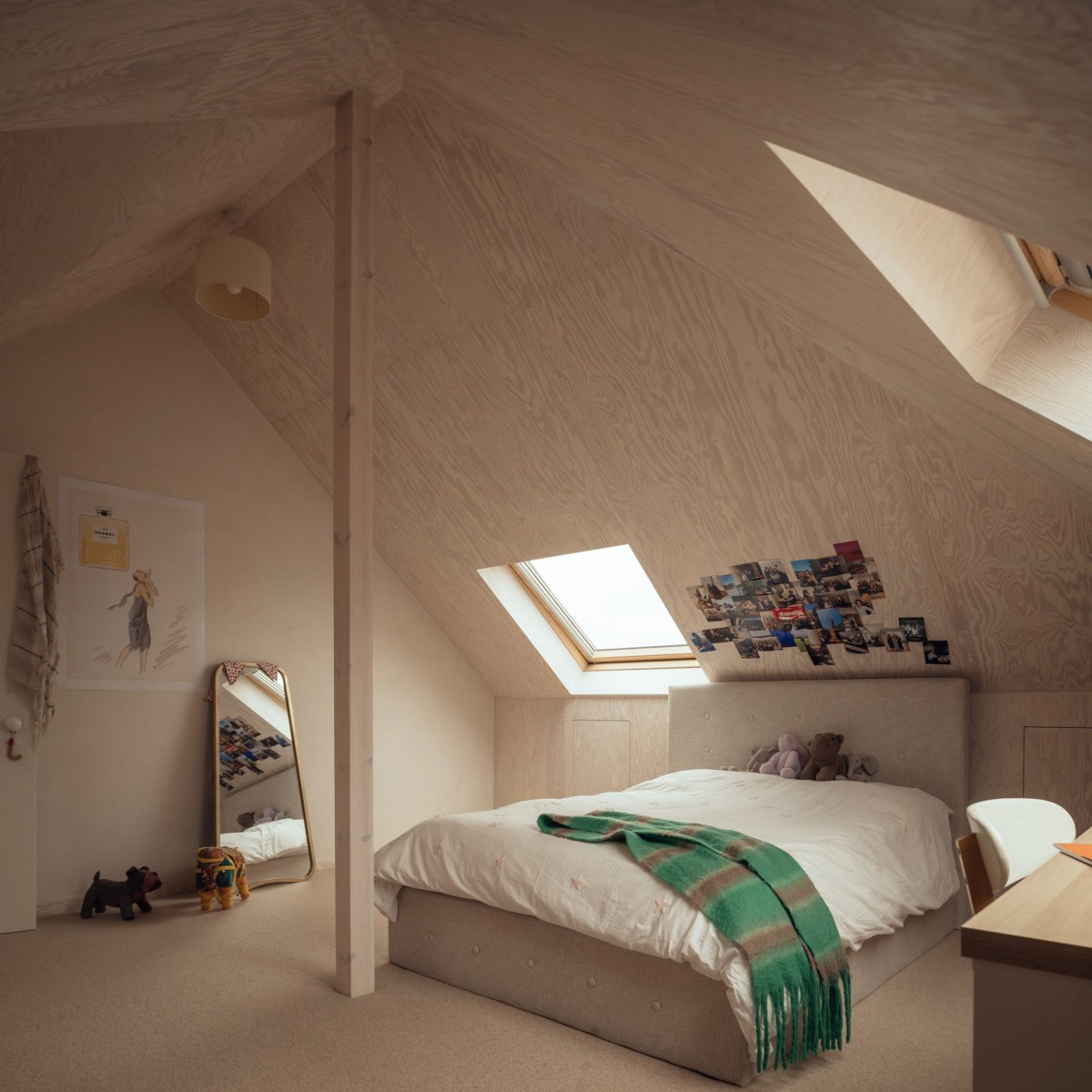 Il progetto prevedeva l'ampliamento della mansarda per ricavare un'ulteriore camera da letto