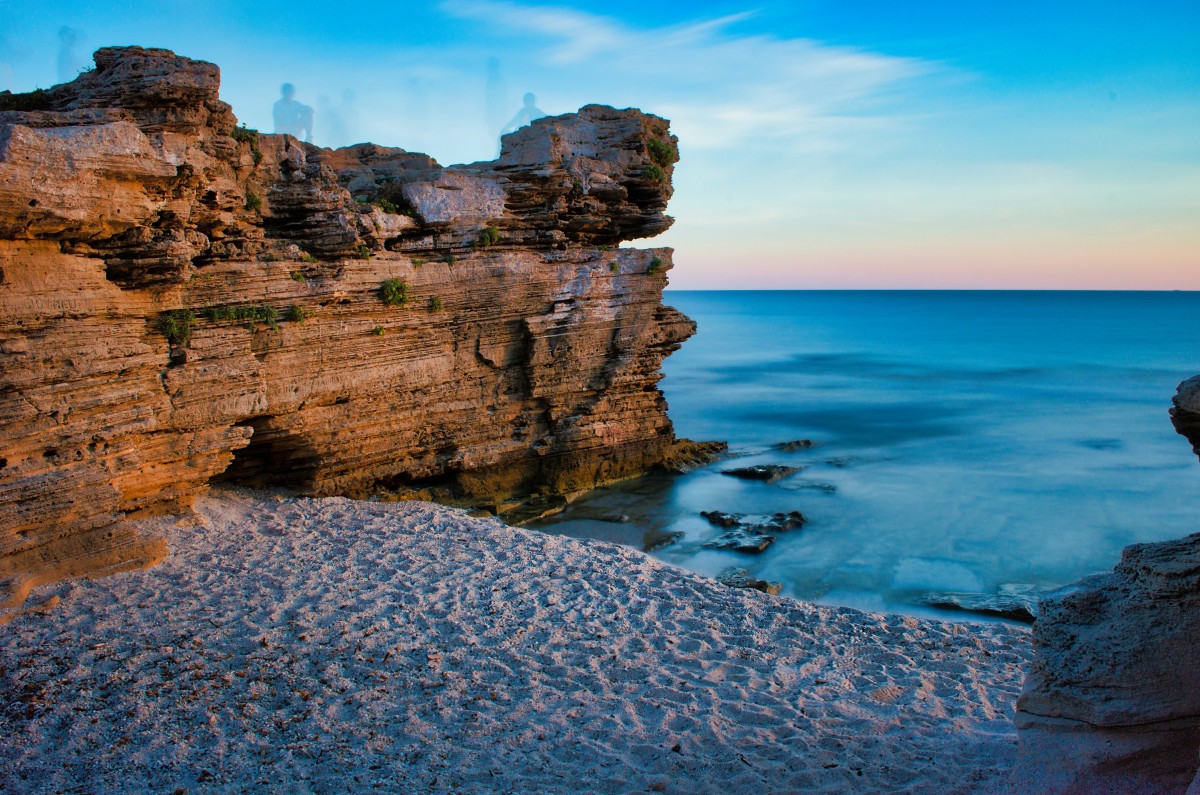 Plage tranquille Italie