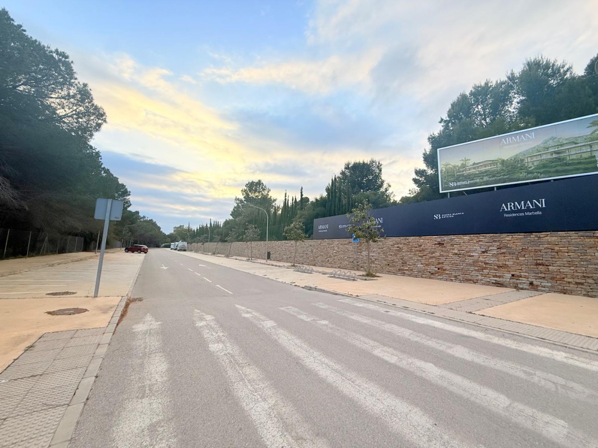 La parcela donde estarán las villas de Armani