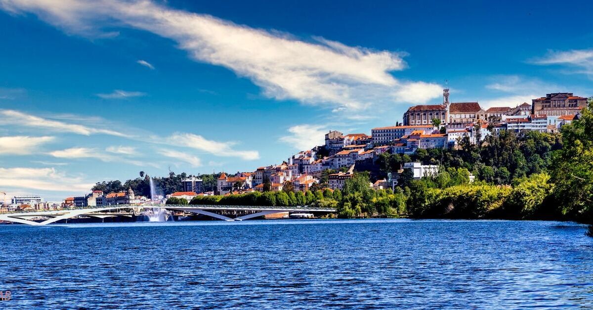 La città di Coimbra in Portogallo