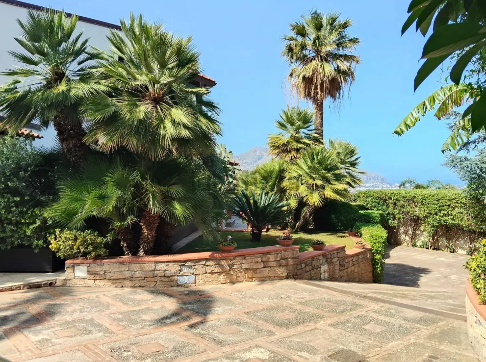 villa con piscina