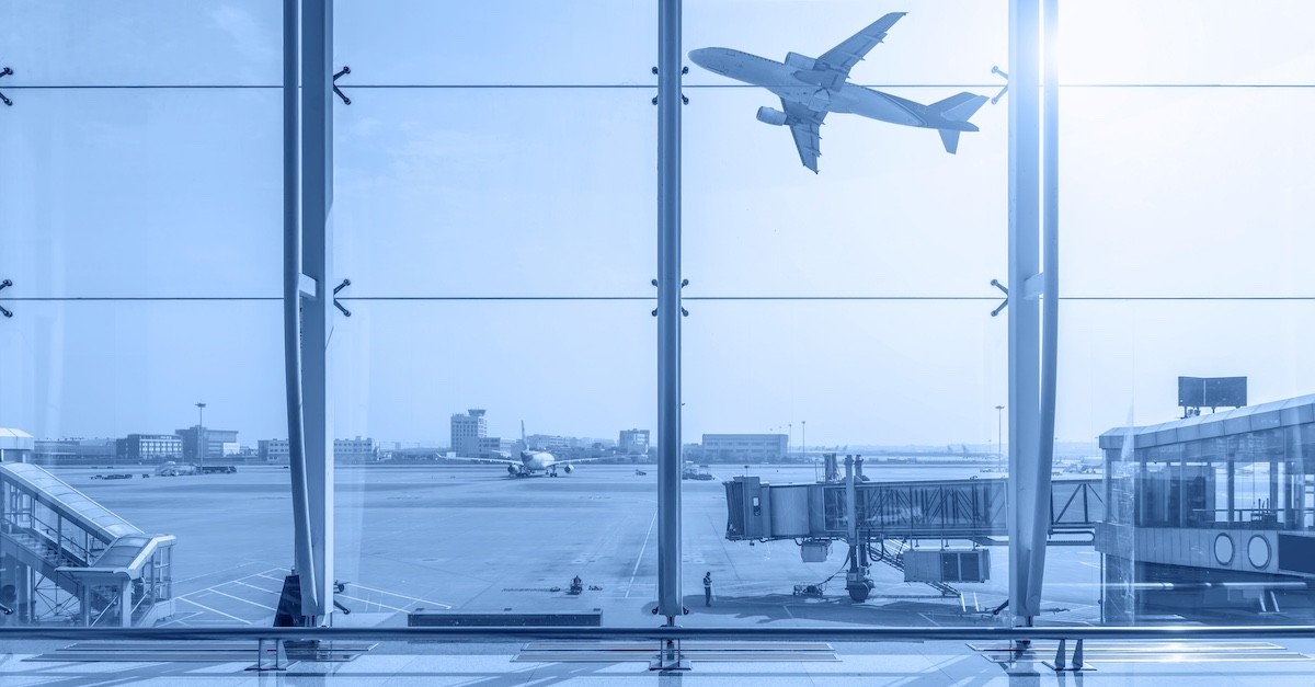 Vista dall'aeroporto