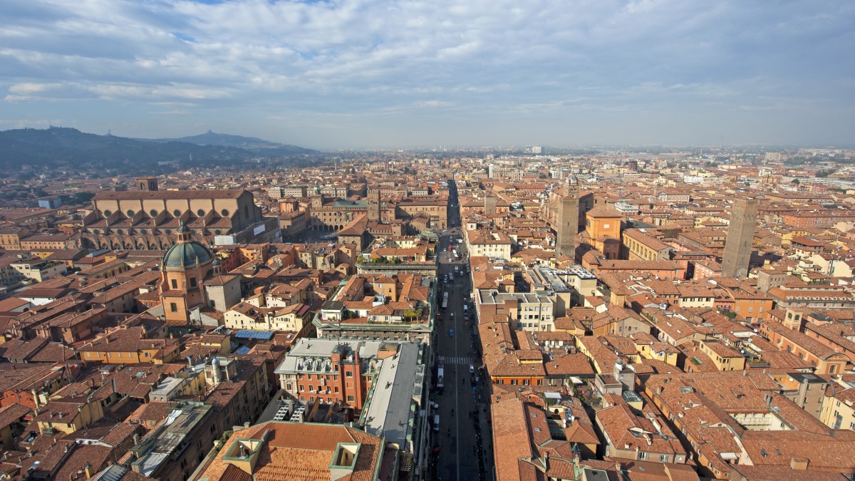 itinerario a piedi bologna