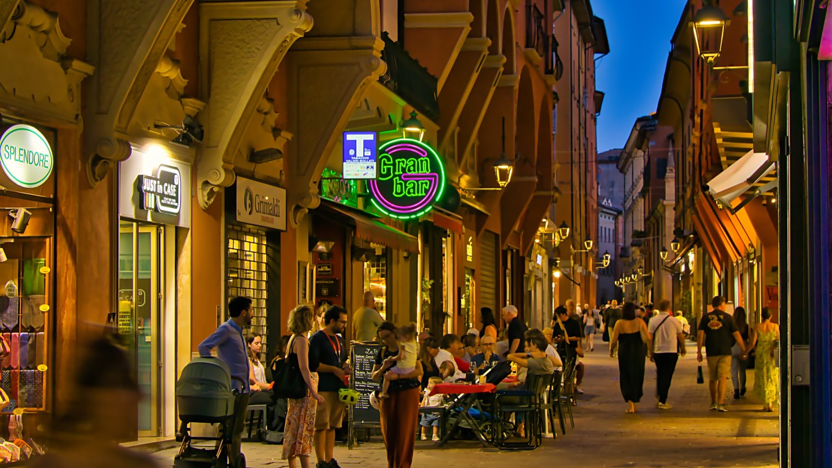 itinerario a piedi bologna