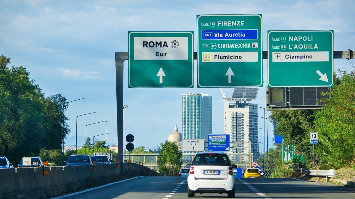 multa corsia autostrada