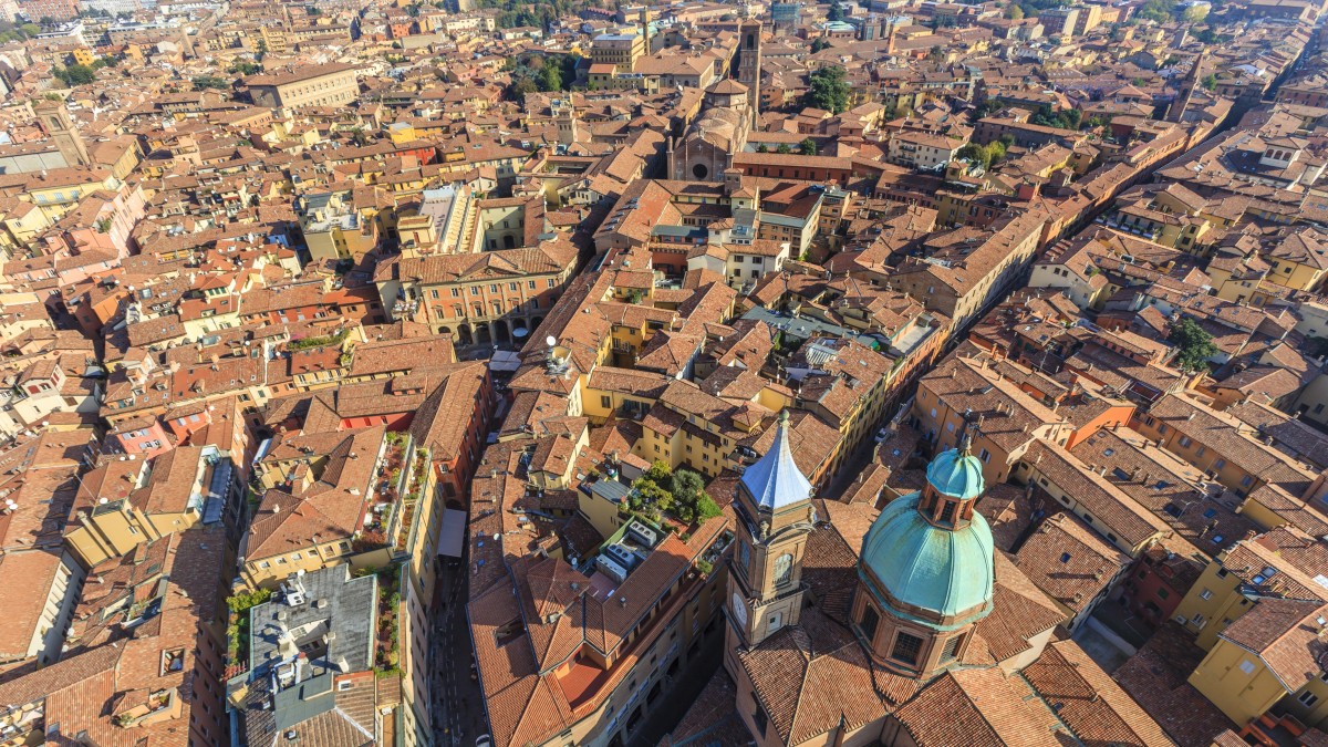 itinerario a piedi bologna