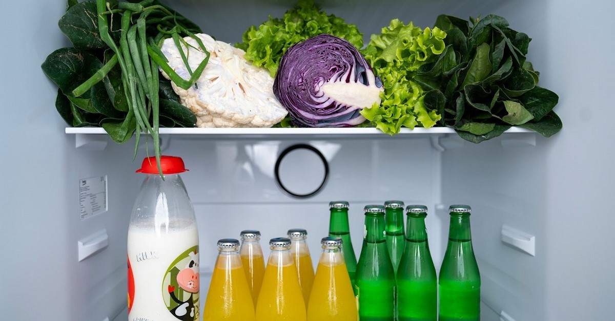 Ortaggi in frigo senza copertura