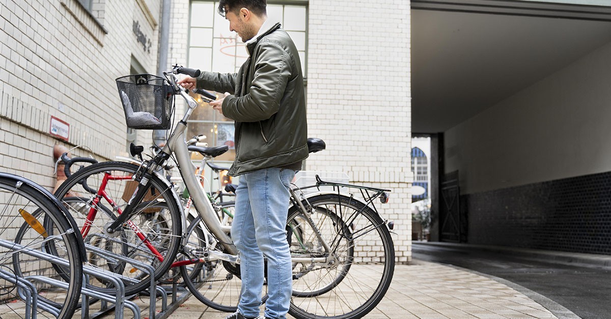 Parcheggiare la bicicletta
