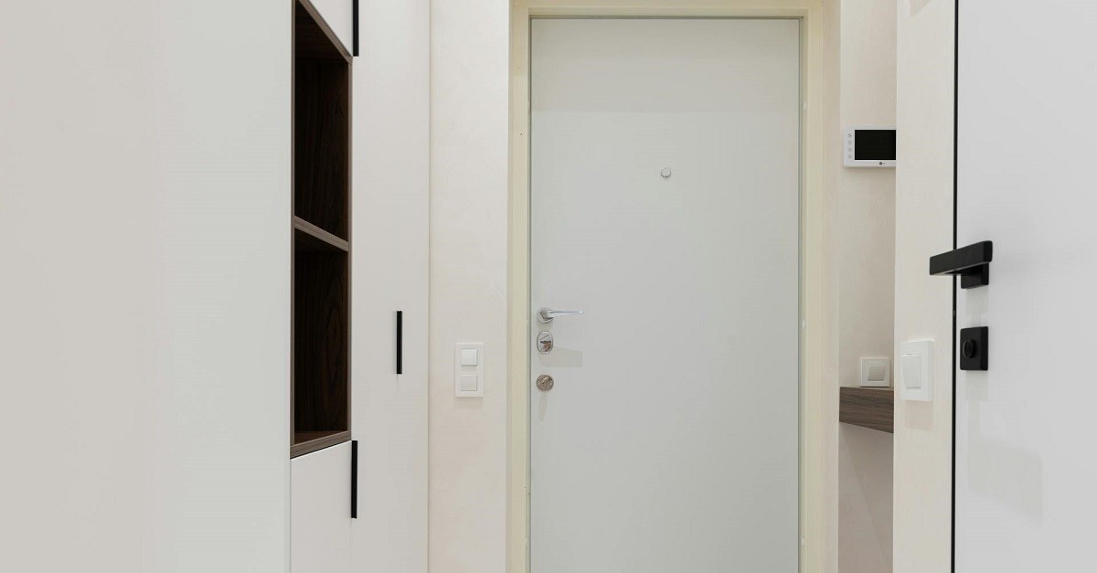 La porta blindata di un appartamento