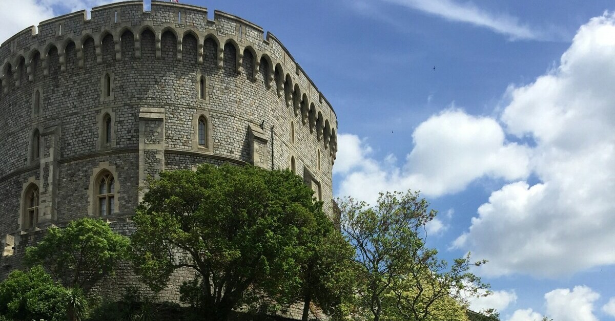 Uno scorcio del castello di Windsor