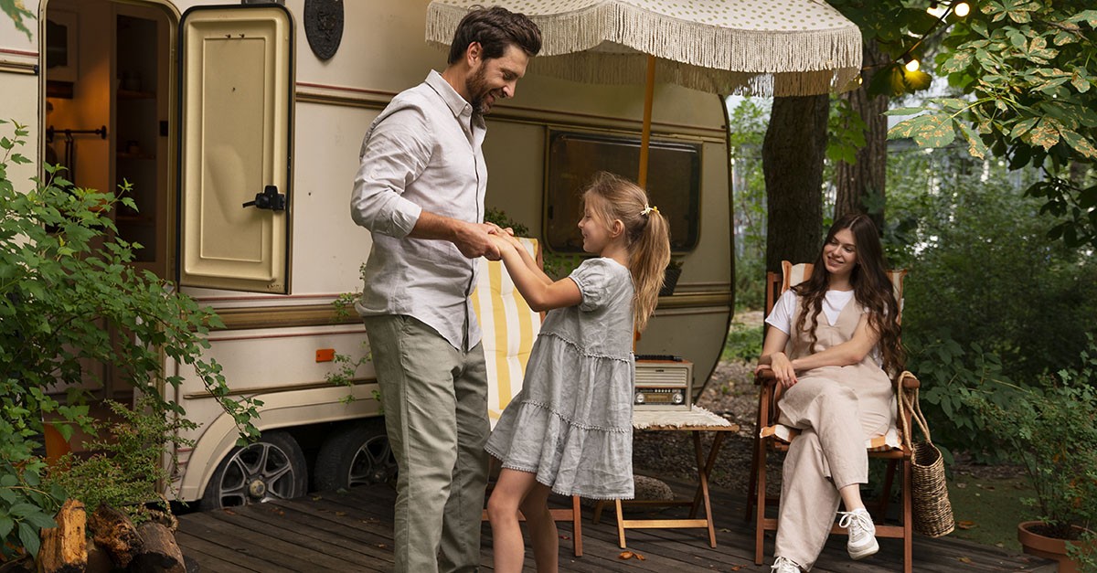 Camper in una struttura ricettiva