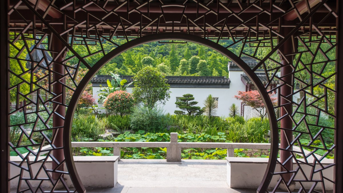 giardino di lusso