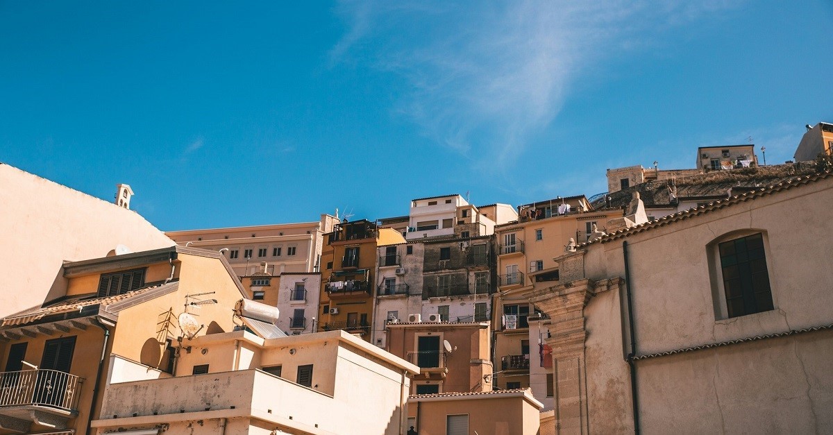 Case di un borgo della Calabria