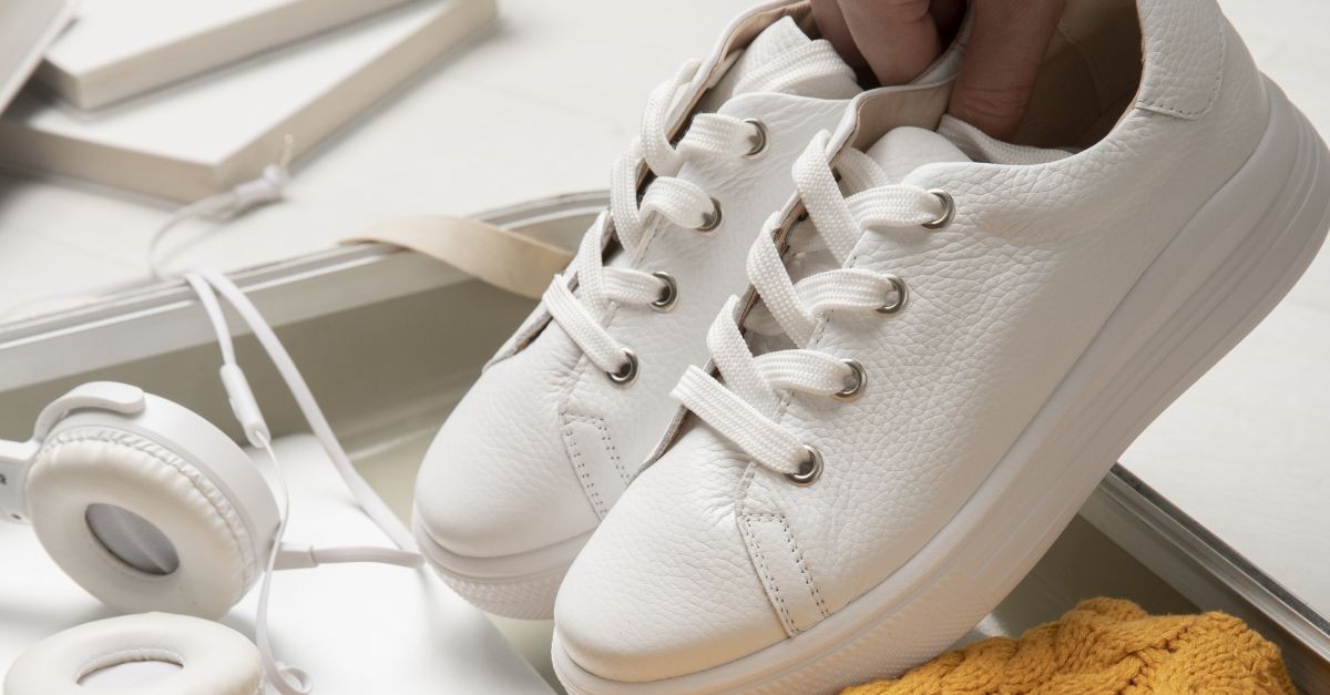 sneakers in pelle 