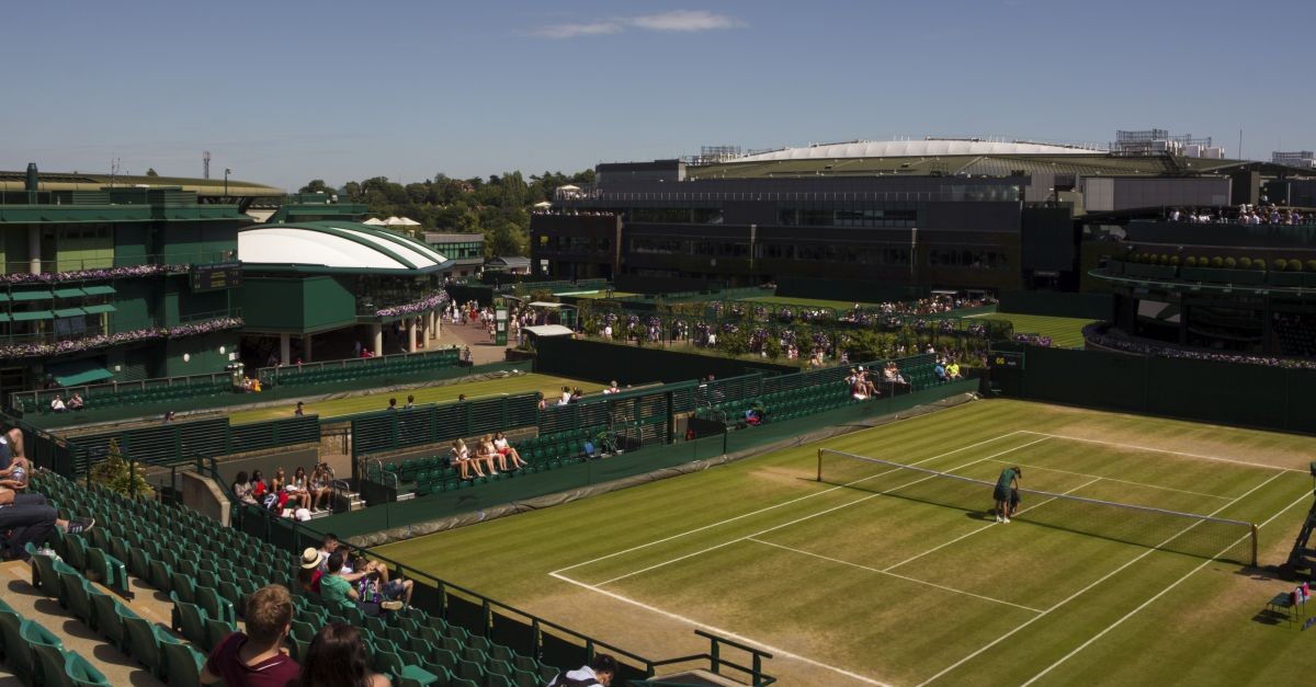 Un campo di Wimbledon 