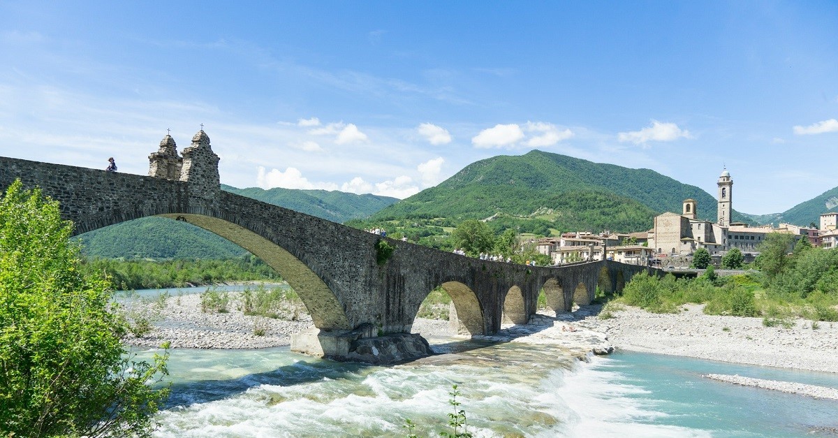 Paesaggio naturale in provincia di Piacenza