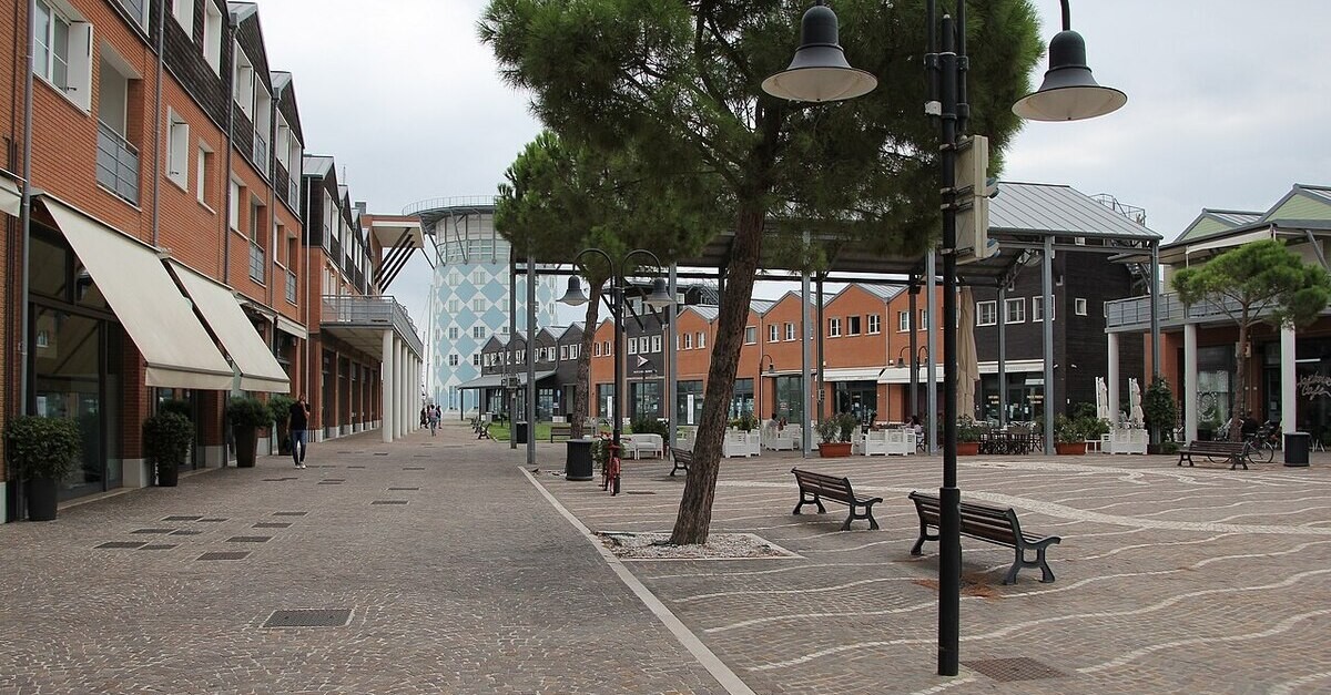 Una via di Marina di Ravenna