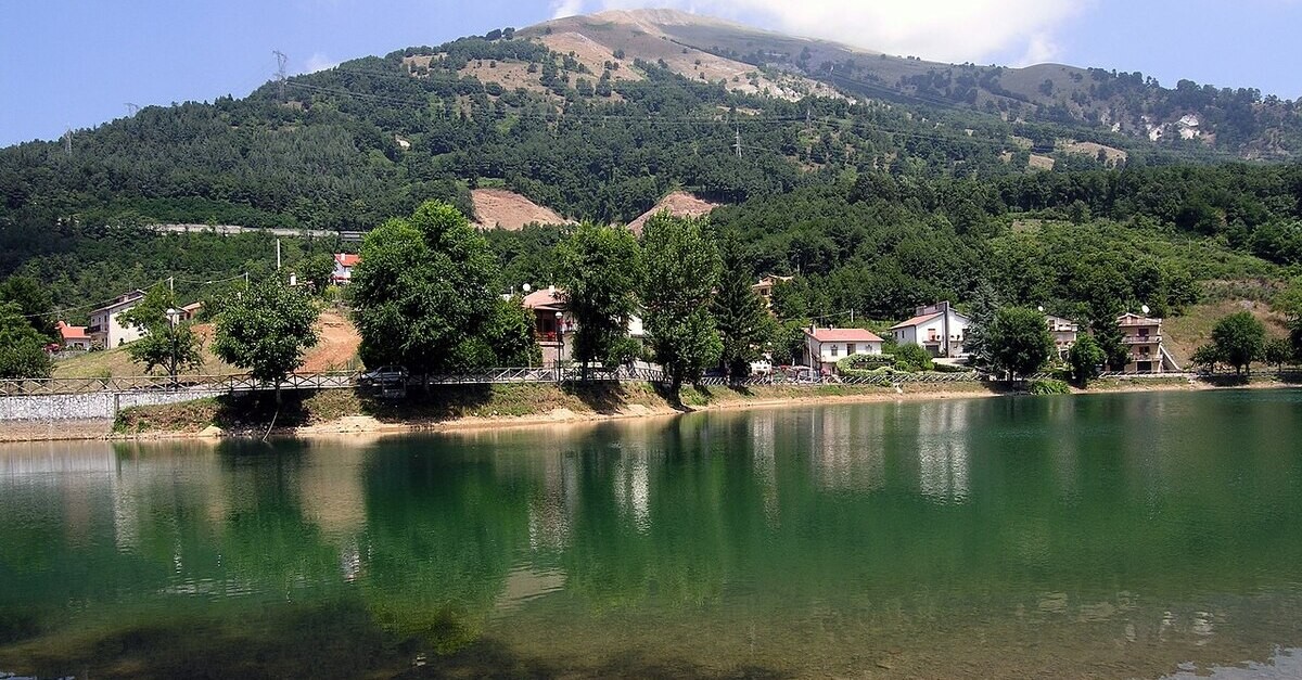 Il lago Sirino in Basilicata