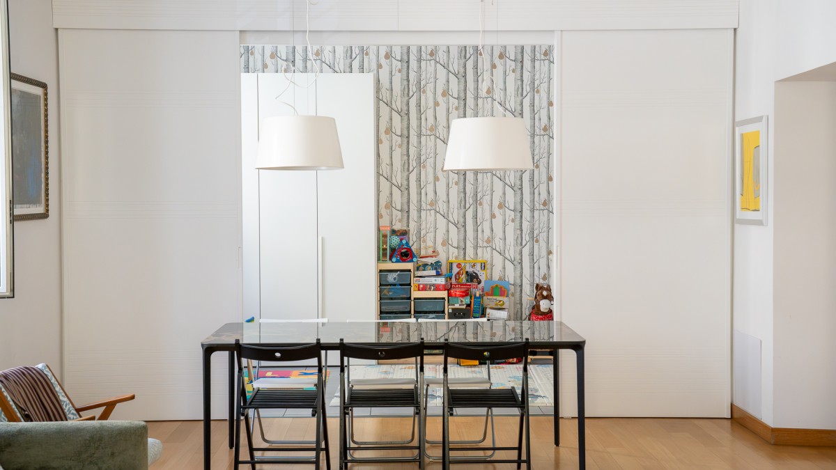 nella casa dell'interior designer