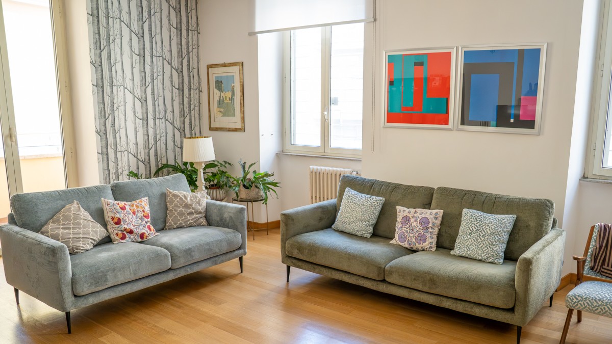 nella casa dell'interior designer