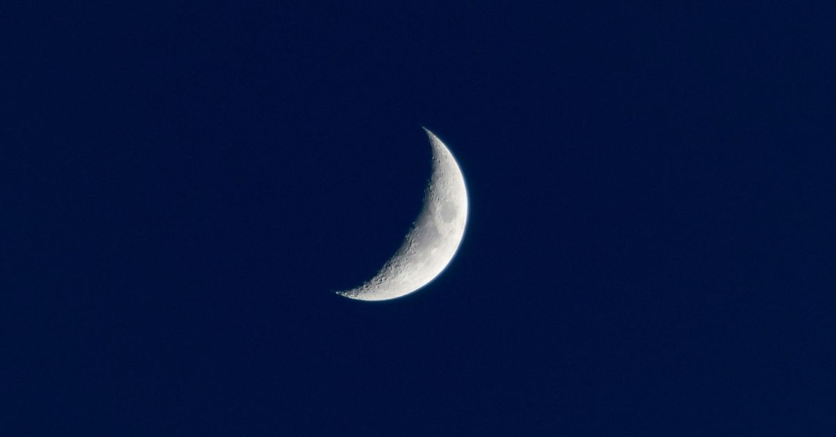 Una luna crescente 