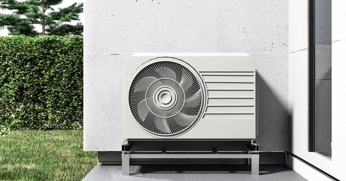 pompa di calore esterno casa