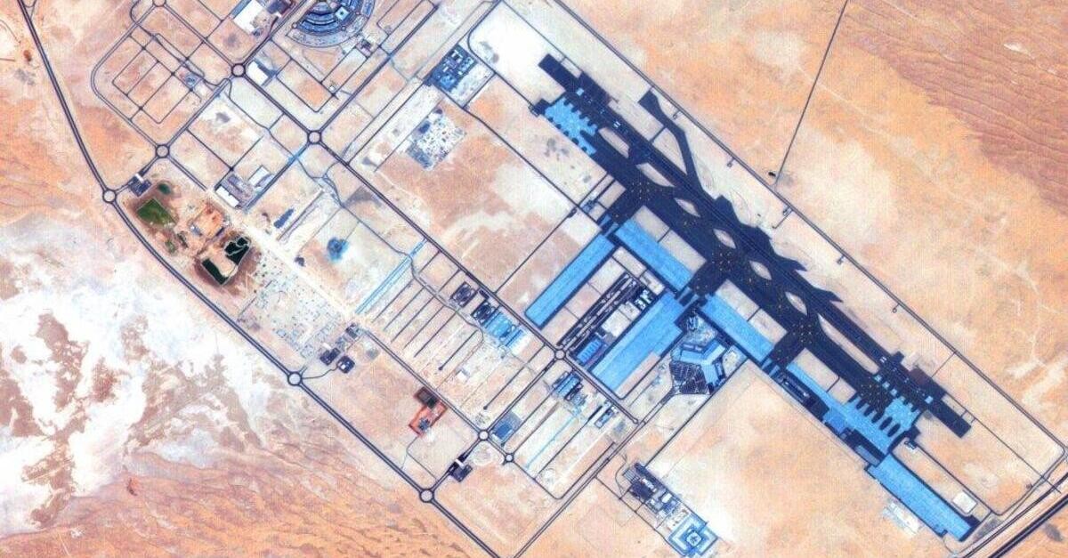 Vista attuale dell'Al Maktoum Airport di Dubai