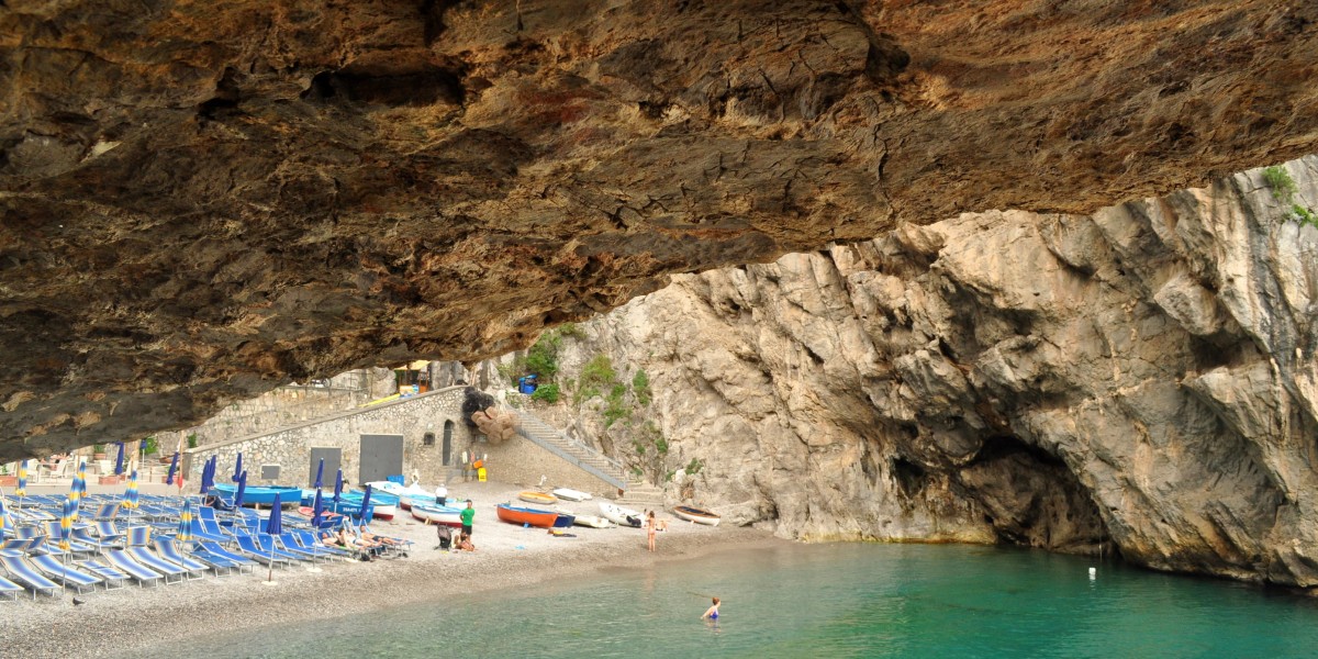 Praiano beach