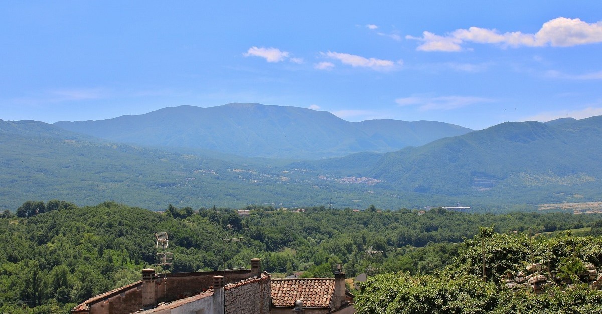 Paesaggio montano in provincia di Campobasso, Molise