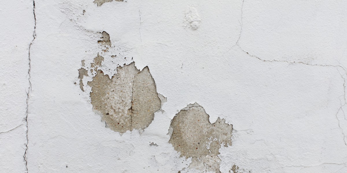 Danni a un muro, scrostamenti