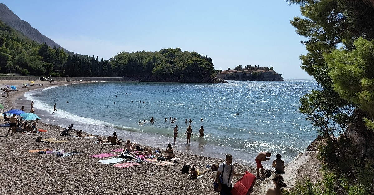 La spiaggia di Miločer
