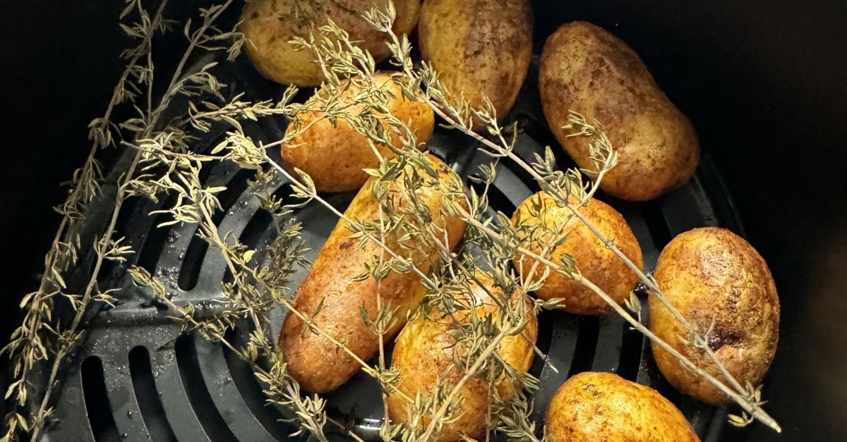 patate novelle in friggitrice ad aria 
