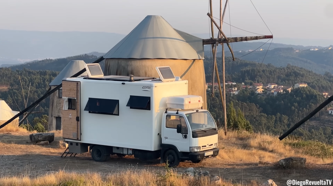 Un camion trasformato in casa