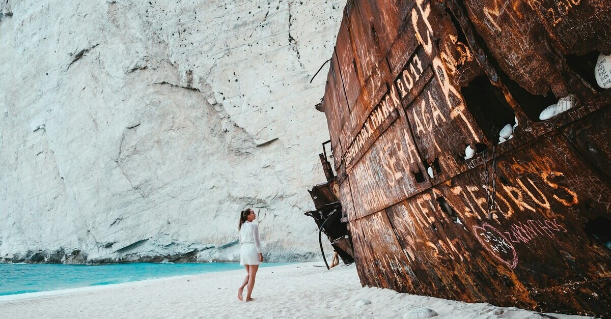 La spiaggia bianca di Zante