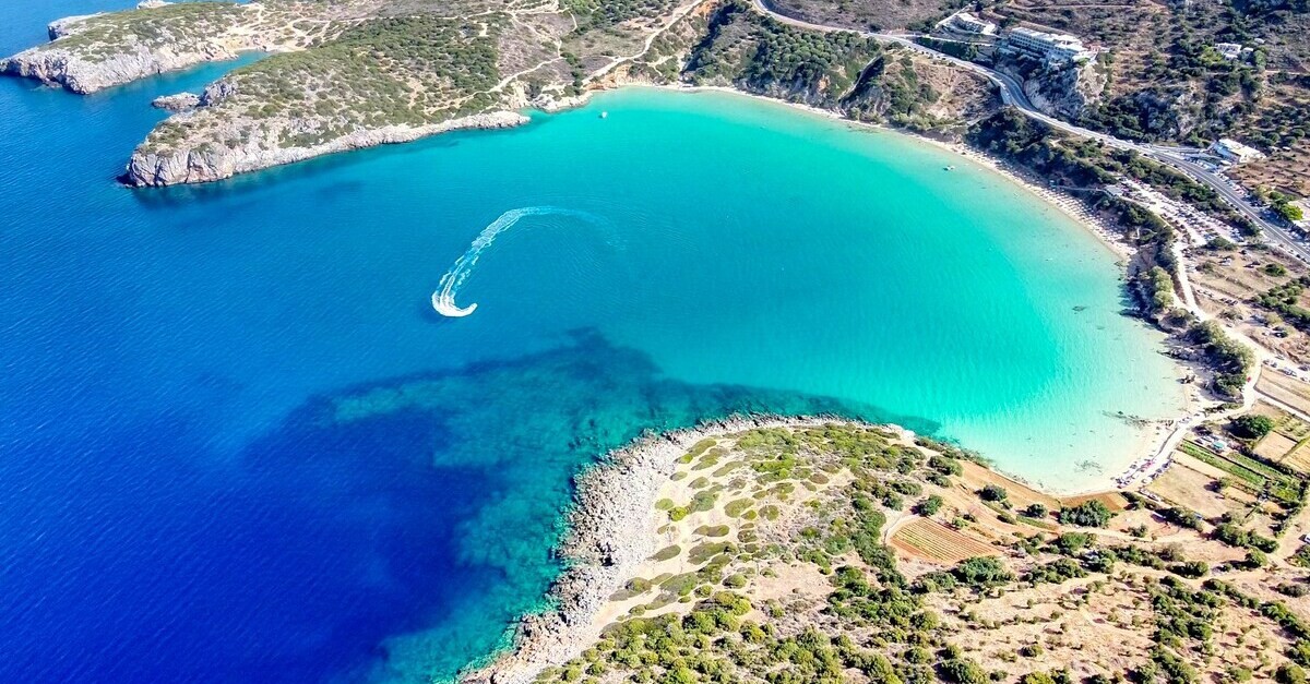 Le acque azzurre di Creta