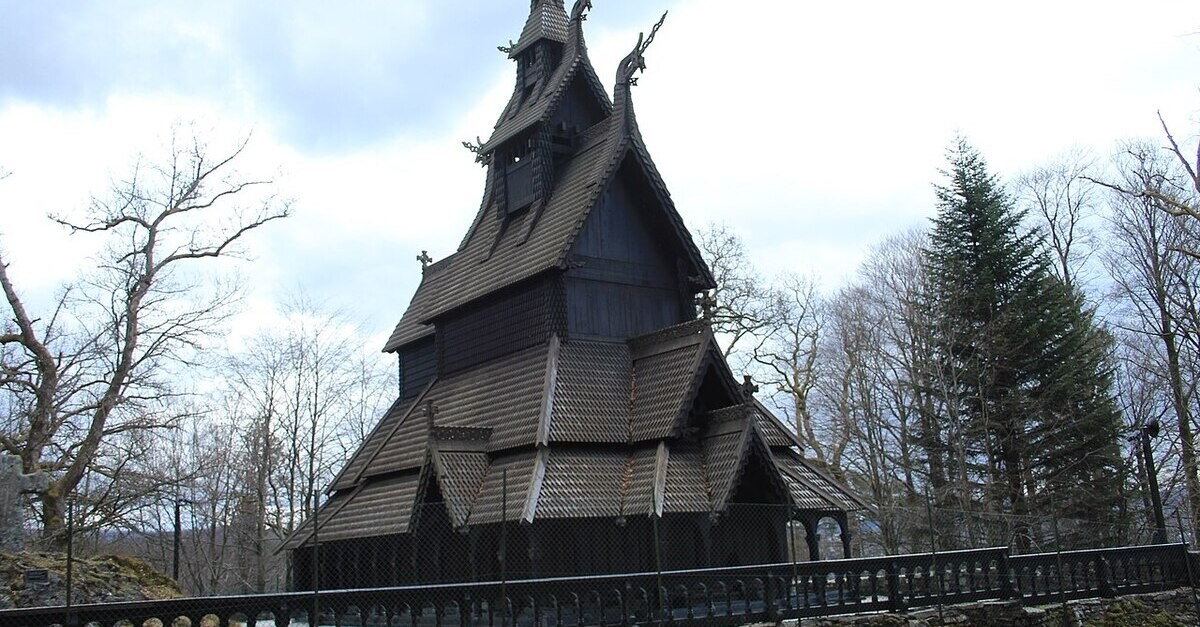 La stavkirke di Fantoft a Bergen